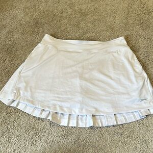 Slazenger White Pleated Golf Skort Large